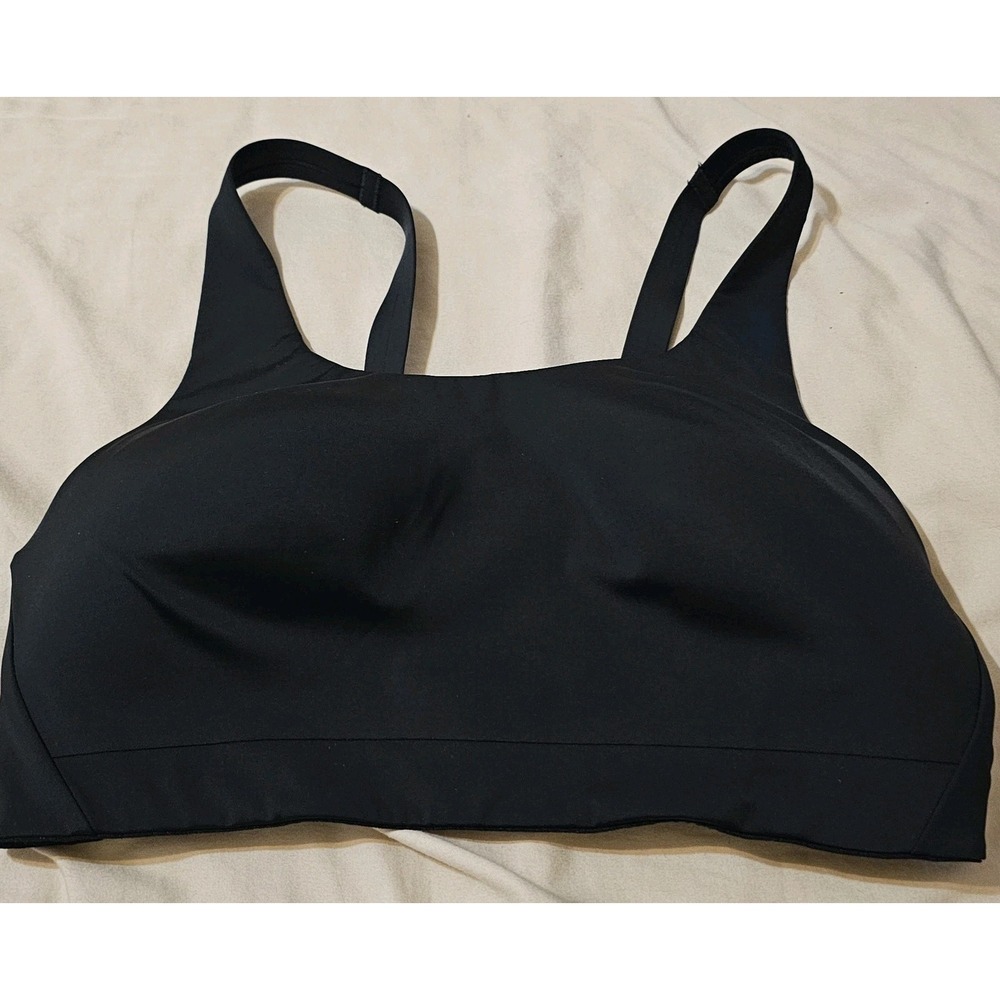 MSRP $69 Size 34 D 34D Athleta Black Advance Sports High Impact Bra